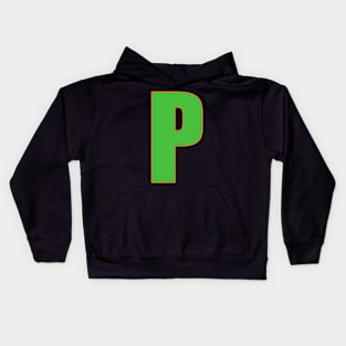 Gallant in Green: P's Defining edge Kids Hoodie